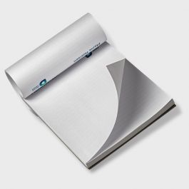 Haftnotizhalter Mit Schablone - 3x3 Zoll Notizblock Organizer, Schwarz